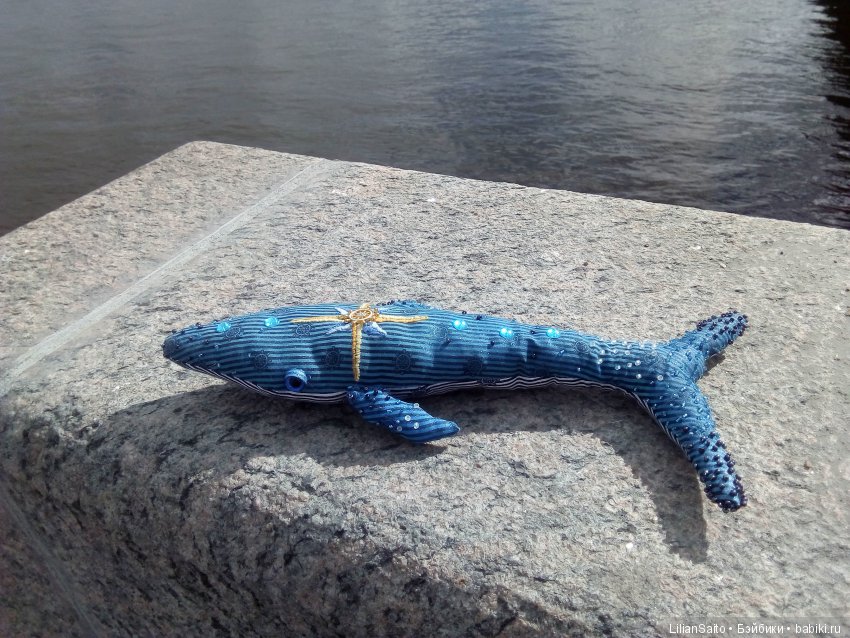 Еще немного о китах — Текстильные игрушки и примитивы: кофейные (фото 4)