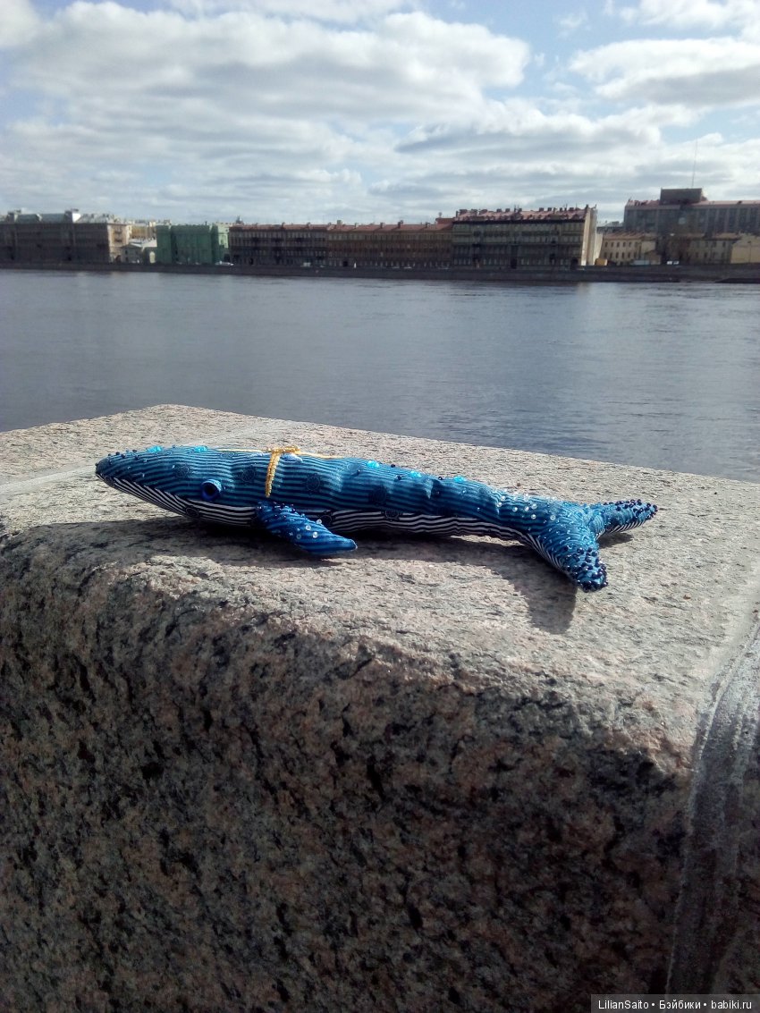 Еще немного о китах — Текстильные игрушки и примитивы: кофейные (фото 3)