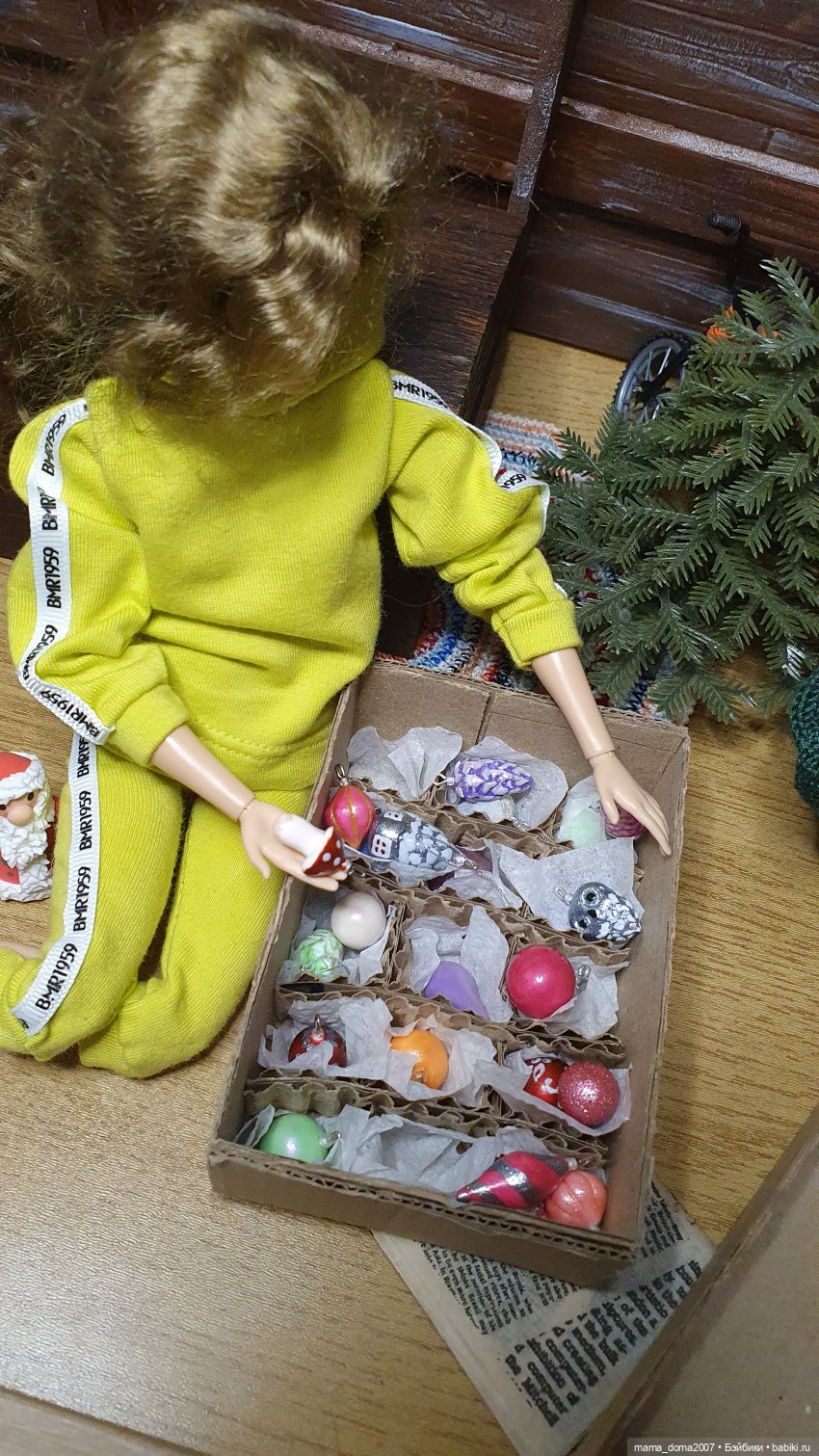 Миниатюрные игрушки на ёлку (фото 3)