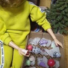 Миниатюрные игрушки на ёлку