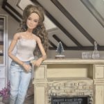 Камин для кукольного дома