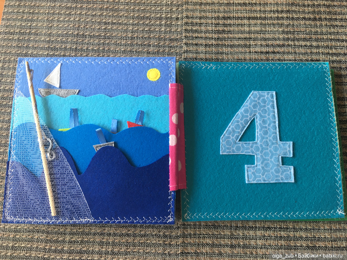 Книжка из фетра для малышки (фото 6)
