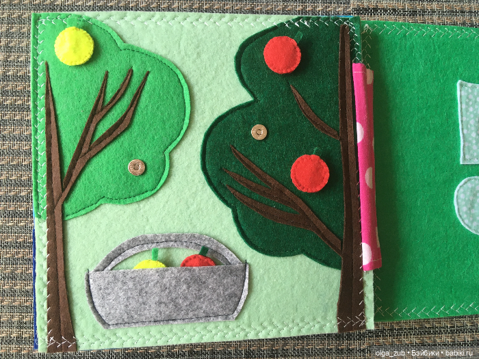 Книжка из фетра для малышки (фото 9)