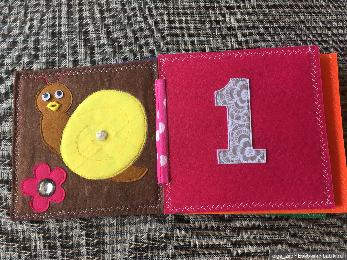 Книжка из фетра для малышки (фото 3)