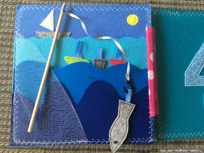 Книжка из фетра для малышки (фото 7)