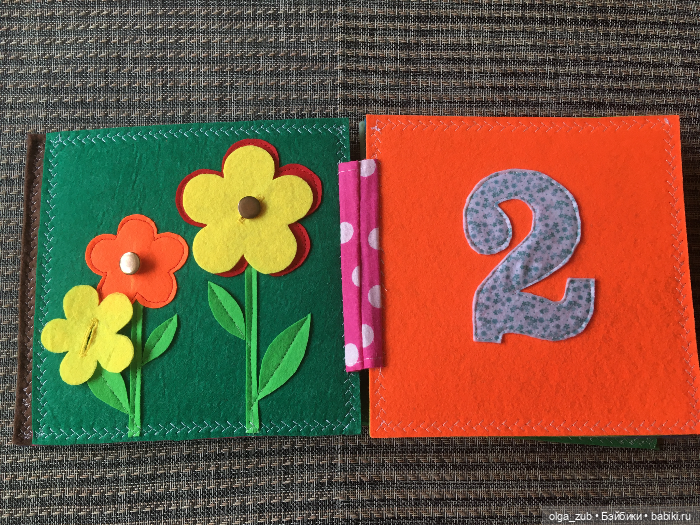Книжка из фетра для малышки (фото 4)