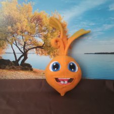 Мой новый персонаж. Герой мультфильма "Овощная вечеринка" Мы назвали его Рыжик