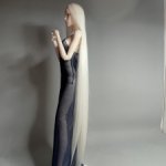 Длиннющий парик из альпаки