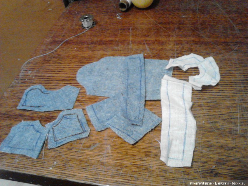 Создание одежды для Обитсу(мк и выкройки). #1 Рубашка, брюки, матроска (фото 2)