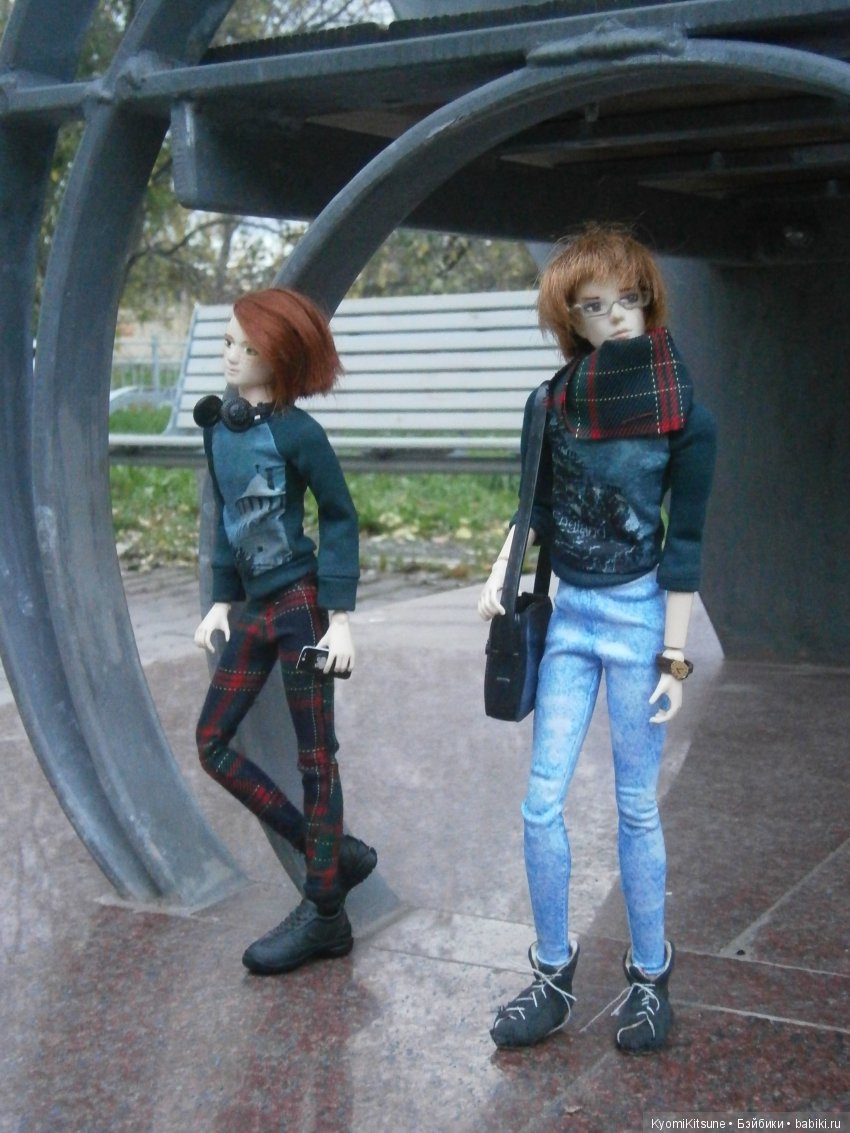 Небольшая коллекция в шотландских мотивах для парней обитсу (фото 5)