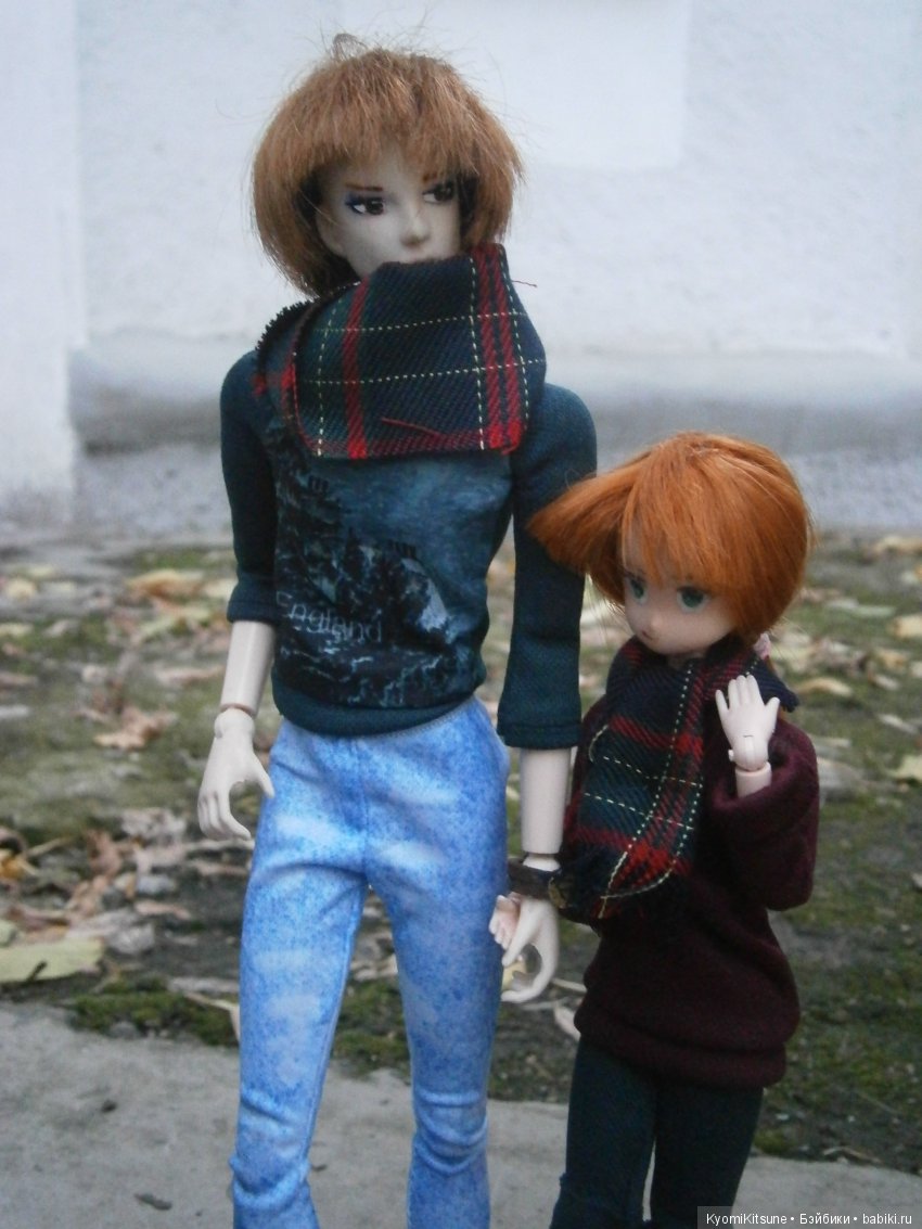 Небольшая коллекция в шотландских мотивах для парней обитсу (фото 2)