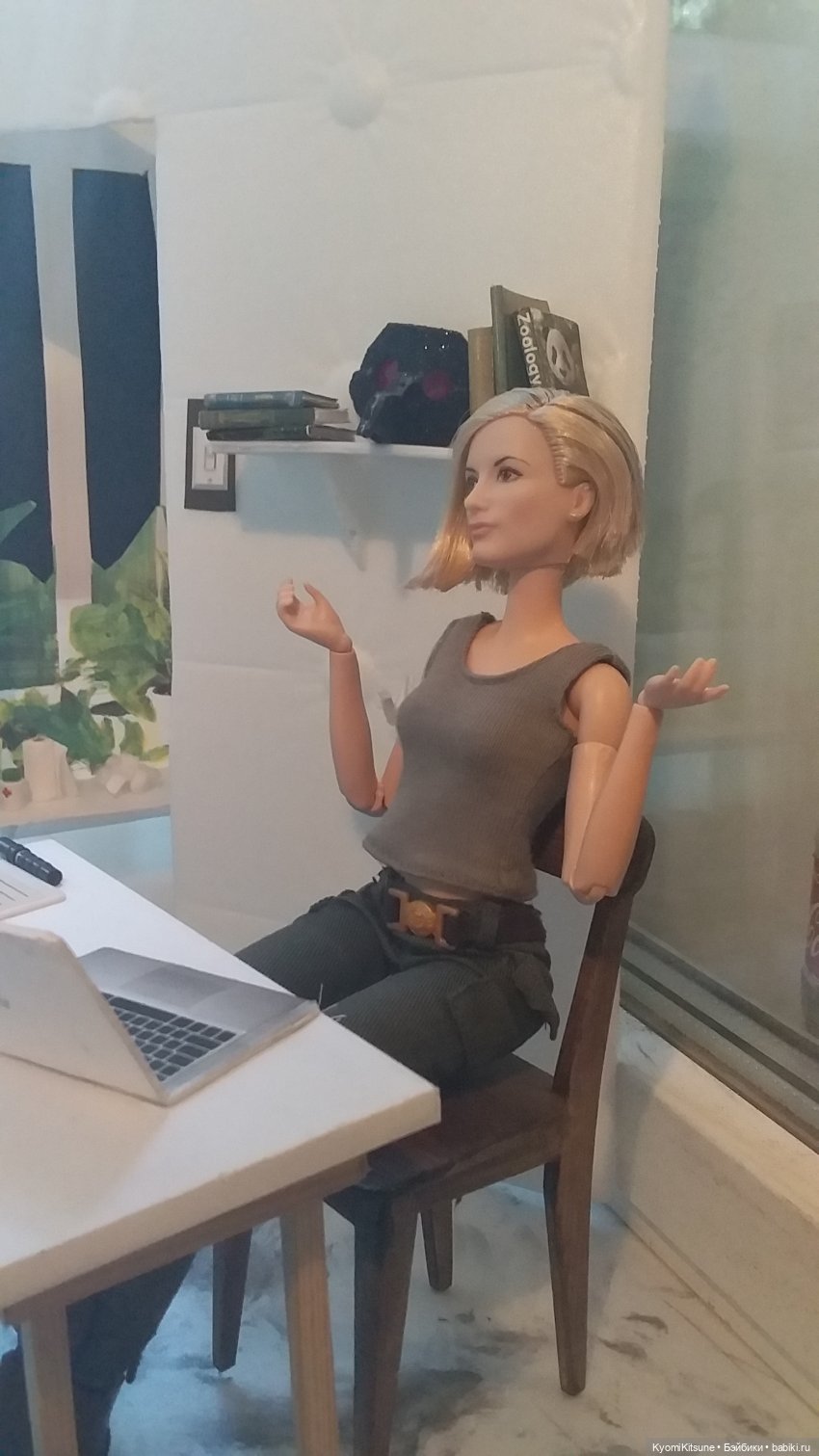 Починка трещин на шее с якорем. Мк "Миссис Бэйбики" (фото 3)