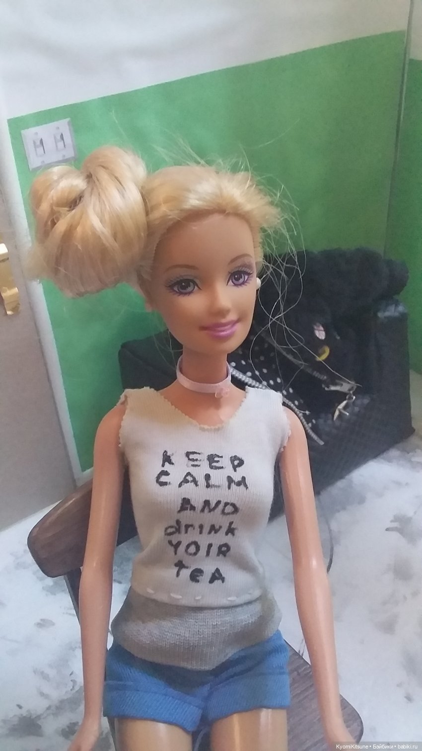 Починка трещин на шее с якорем. Мк "Миссис Бэйбики" (фото 5)