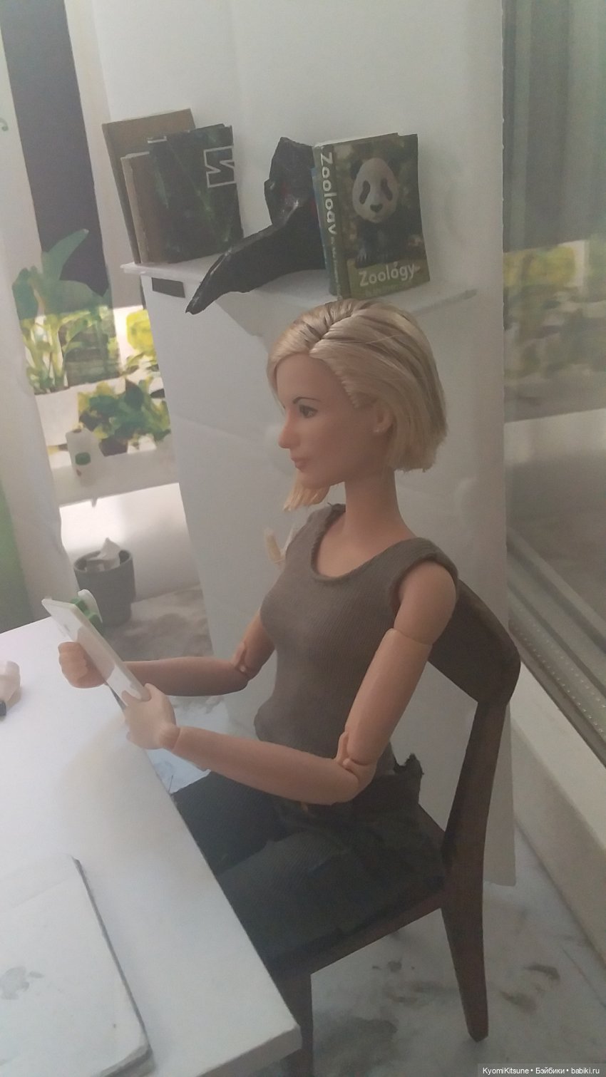 Починка трещин на шее с якорем. Мк "Миссис Бэйбики"