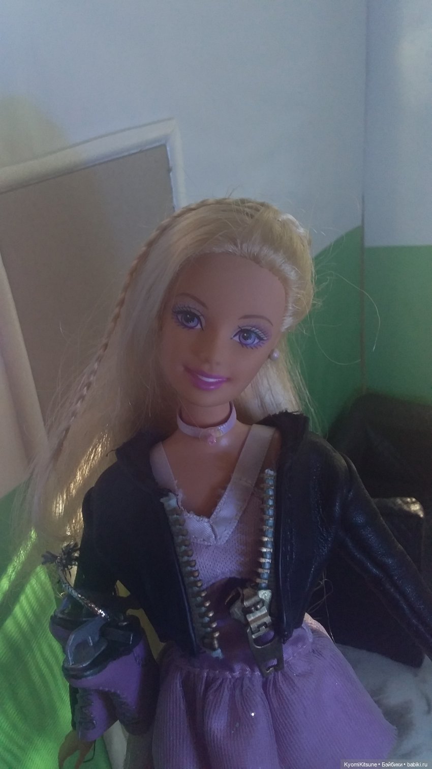 Починка трещин на шее с якорем. Мк "Миссис Бэйбики"