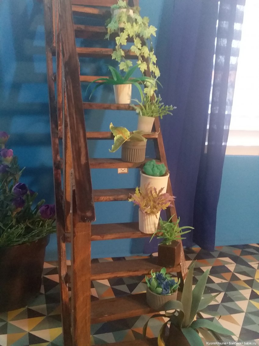 Цветок в горшочке — Создание миниатюры: МК