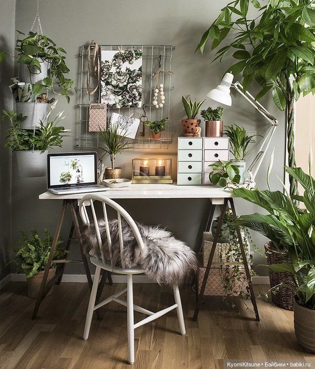 Цветок в горшочке — Создание миниатюры: МК