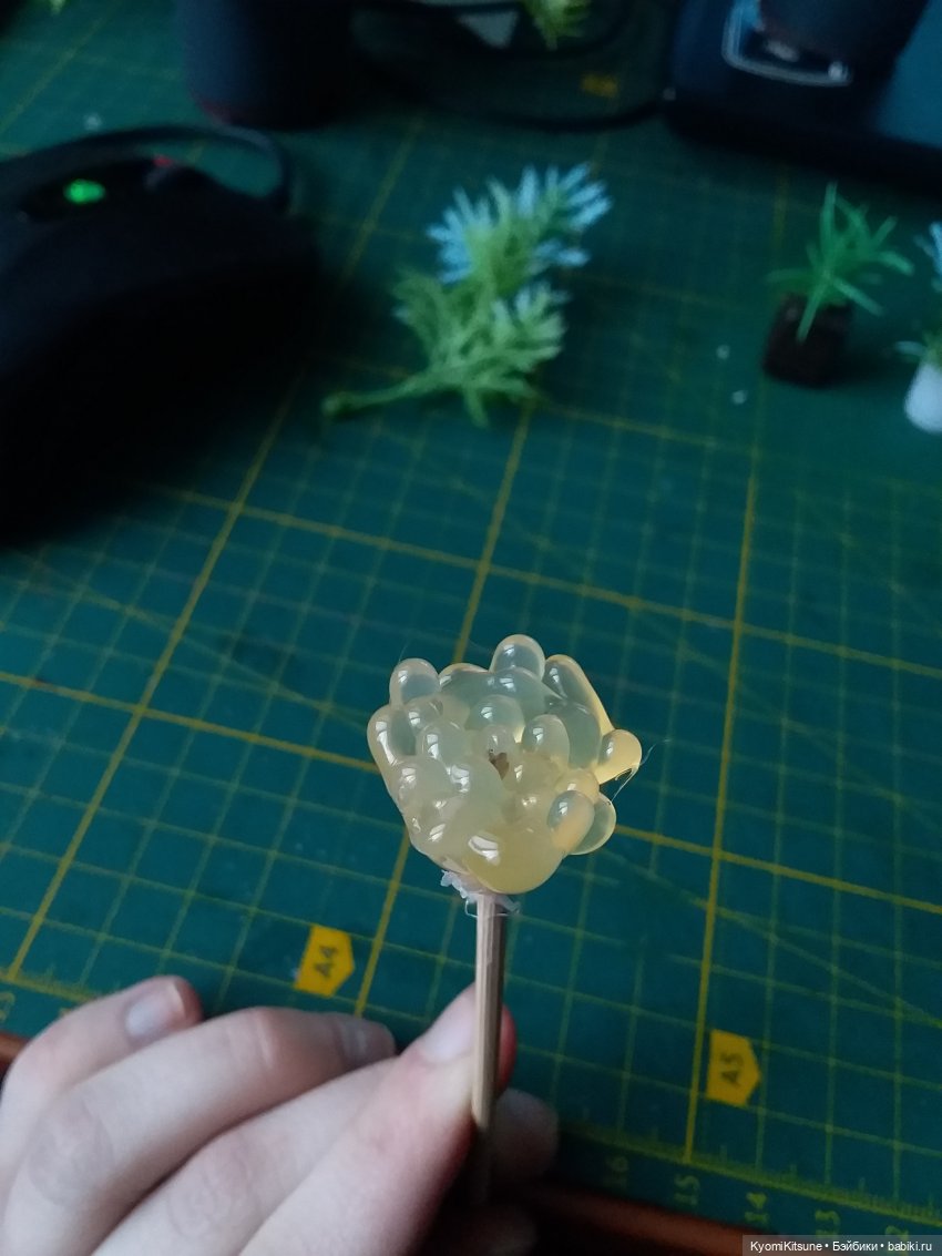 Цветок в горшочке — Создание миниатюры: МК