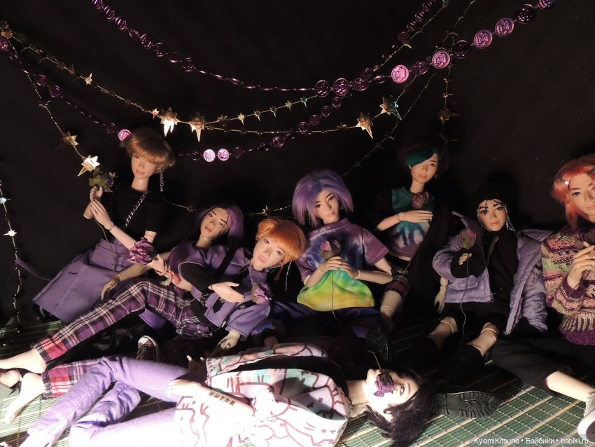 Fluorite💜Violet — Куклы BTS (БТС) от Mattel: K