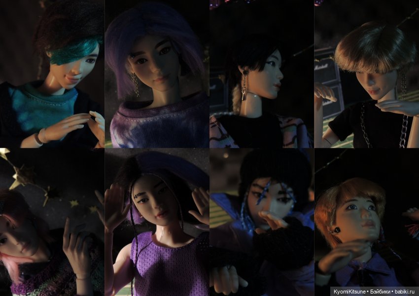 Fluorite💜Violet — Куклы BTS (БТС) от Mattel: K