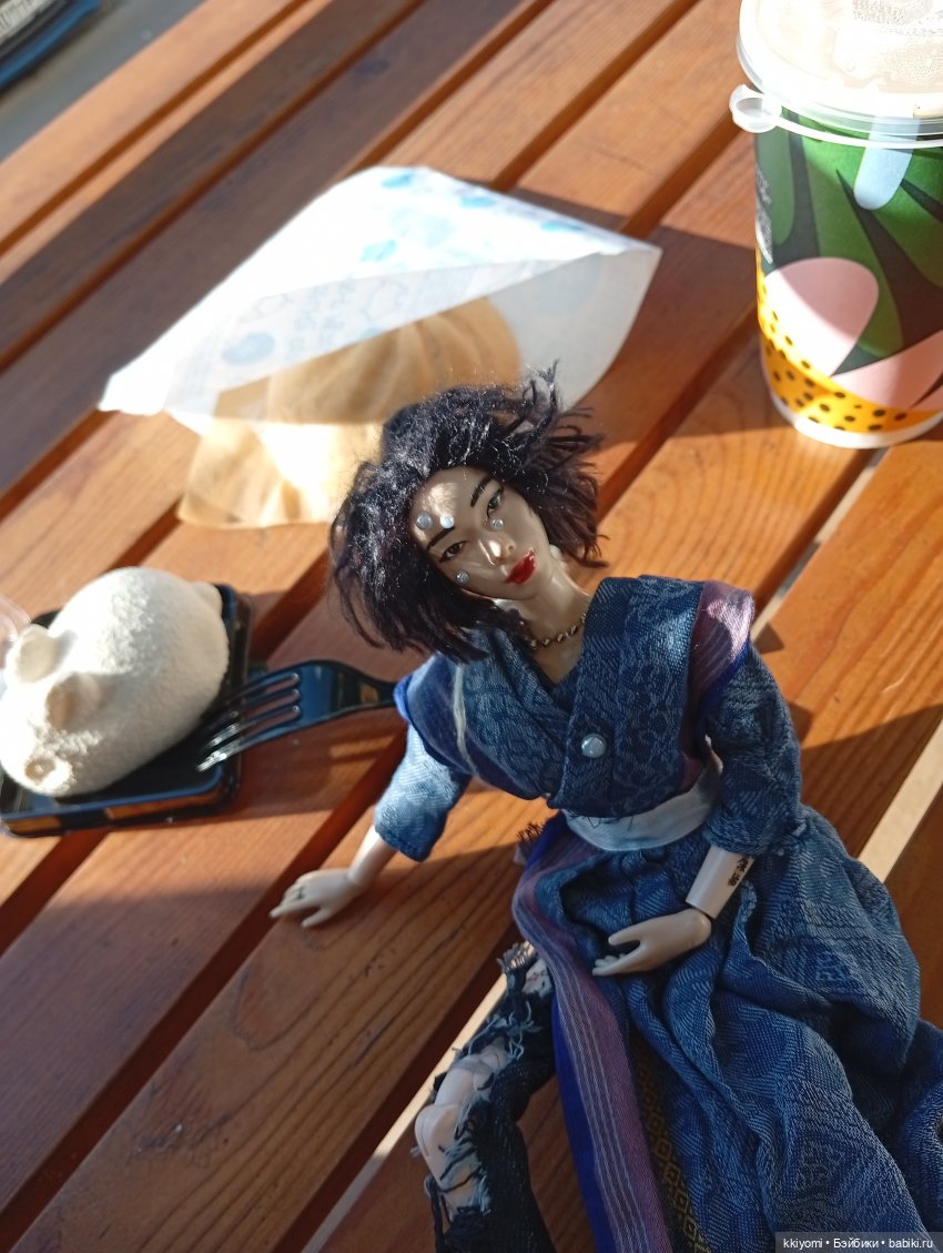 Бездомный Чусок или Праздник середины осени на коленке🍁🍂🥮🌕🐰 (фото 5)