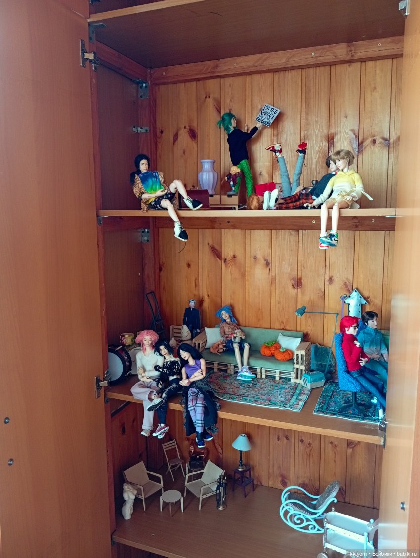 Мои куклополочки и мастерская, ч2
