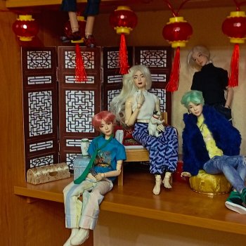 Мои куклополочки и мастерская, ч1