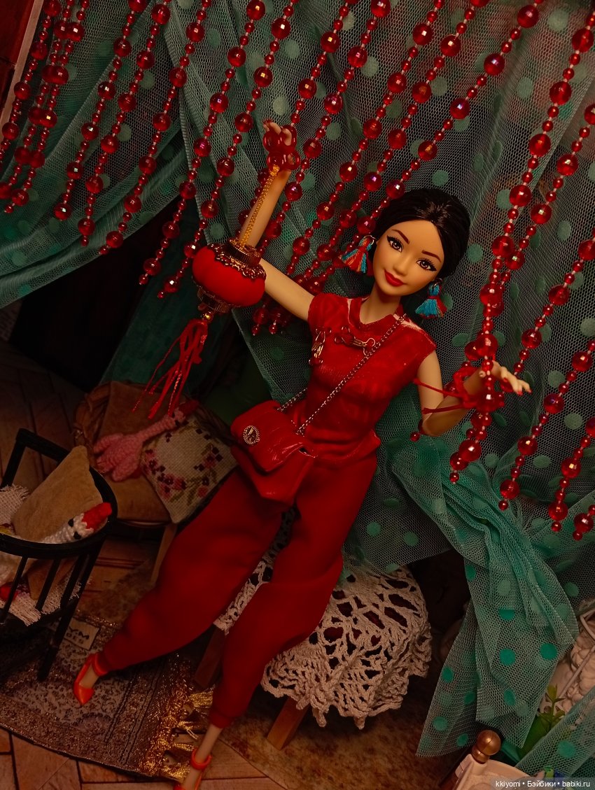 Барби lunar new year, моя попытка номер 5