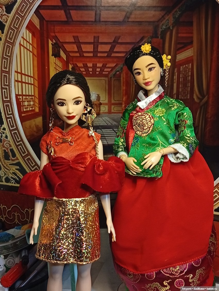 Барби lunar new year, моя попытка номер 5 (фото 6)