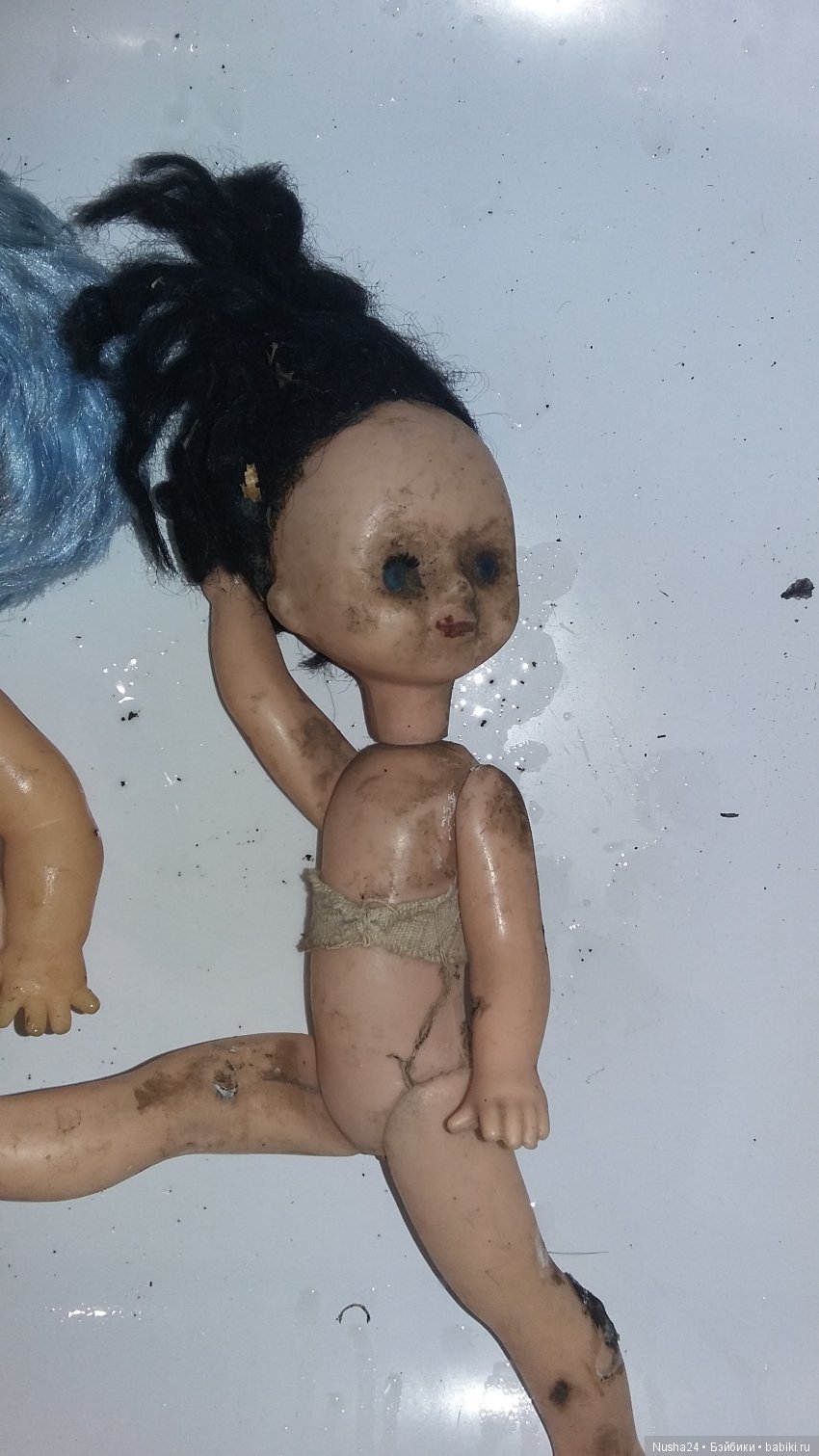 Мои найденцы и потеряшки — Ремонт кукол СССР и ГДР (немок): чернота