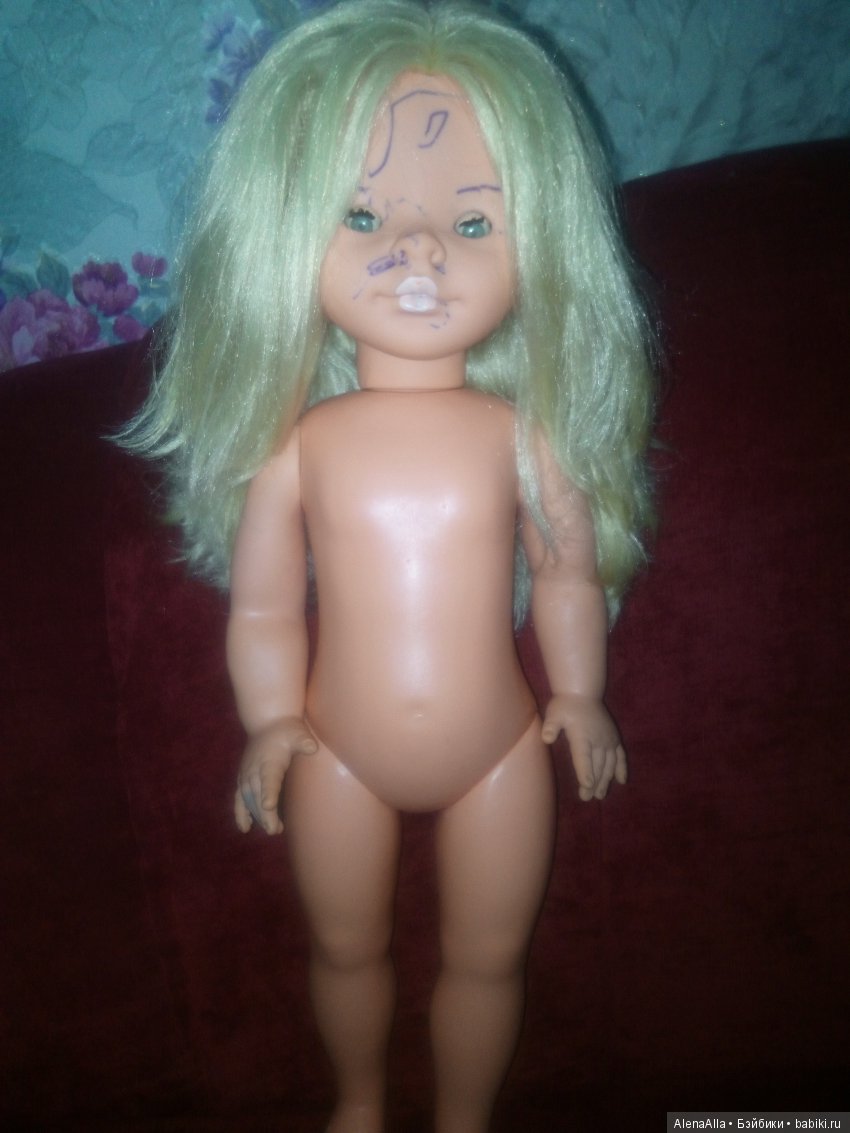 Резать нельзя оставить — Реставрация и преображение кукол: ремонт (фото 2)