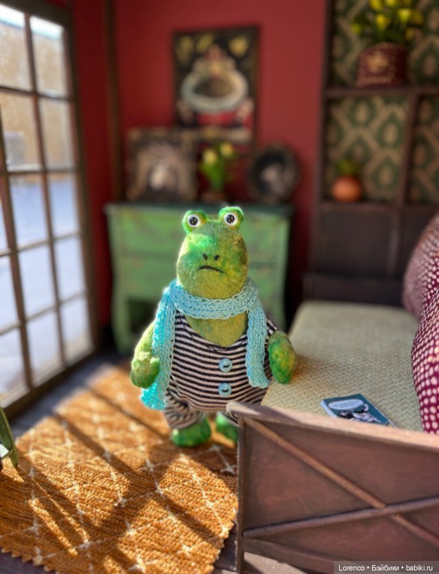 Такие разные лягухи — Авторские игрушки из разных материалов: синельная проволока (фото 3)
