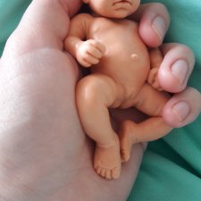 Мои новенькие силиконовые малыши, 12 см, сплюшечка
