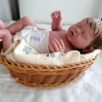 Авторская, силиконовая кукла.