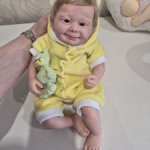 Авторская силиконовая кукла на мягком теле