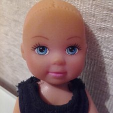 Перепрошивка волос кукле