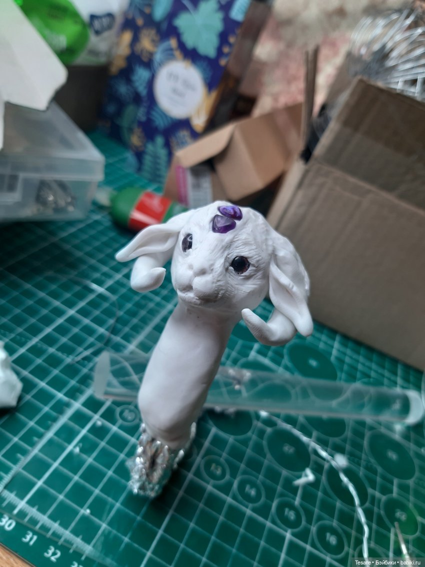 Маленькая кровопийца — Лепка авторских игрушек и папье (фото 3)