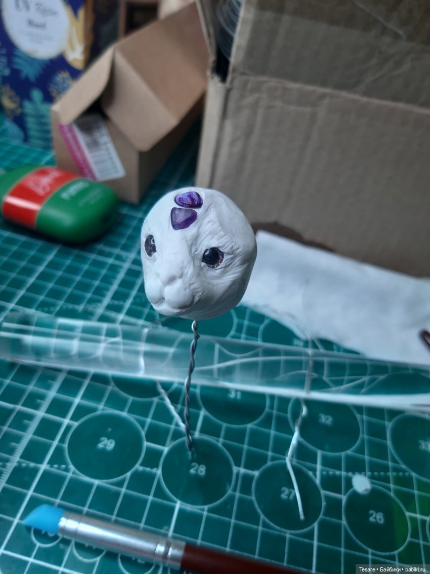 Маленькая кровопийца — Лепка авторских игрушек и папье (фото 2)