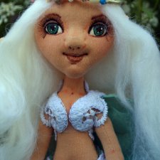 Текстильная кукла "Нимфа Карибского моря"