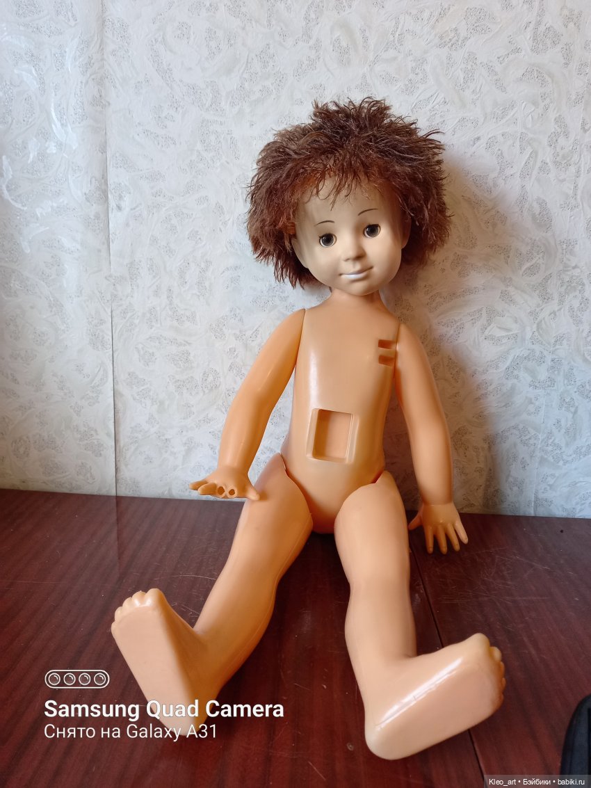 Что не так с куклой — Ремонт кукол СССР и ГДР (немок): чернота (фото 2)