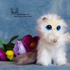 Котик с синими глазами