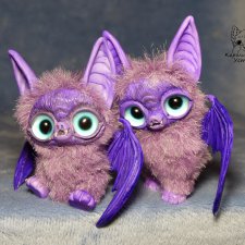 Летучие мышки, фиолетовые