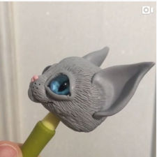 Кот Эльф показывает мордочку (Видео)