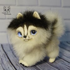 Миниатюрный щенок Хаски