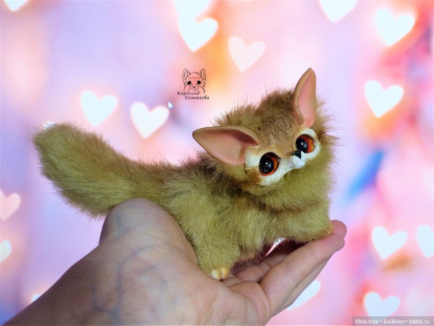 Фенек — Игрушки в смешанной технике (мех и глина): Арт