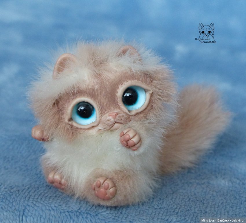 Котик тепленький животик | Бэйбики Котик тепленький животик — Авторские игрушки из дерева: резьба (фото 6)