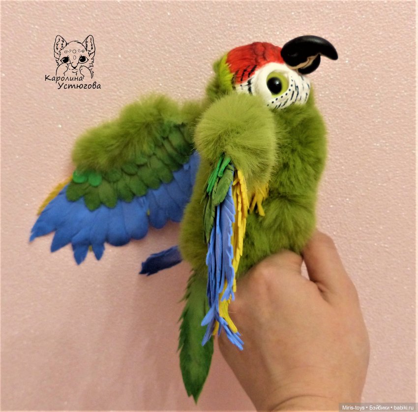 Попугайчик Ара по имени Кешью | Бэйбики Попугайчик Ара по имени Кешью (фото 5)