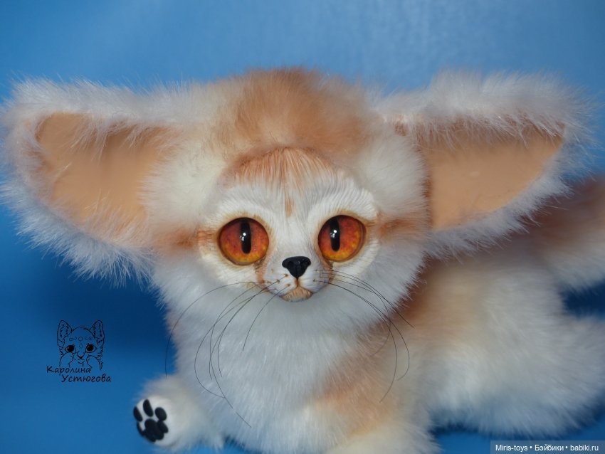 Фенек — Игрушки в смешанной технике (мех и глина): Арт (фото 7)