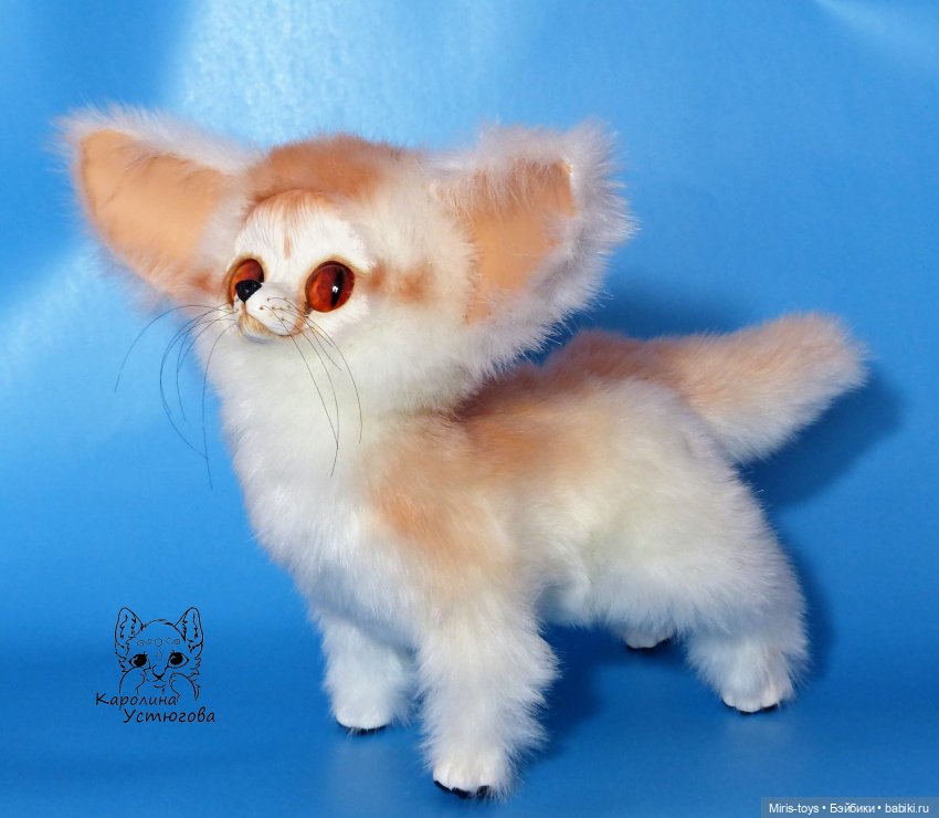 Фенек — Игрушки в смешанной технике (мех и глина): Арт (фото 10)