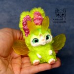 Кролокрыл - волшебный кролик  (зеленый)